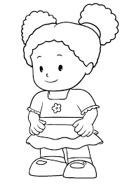 Community helpers and people coloring pages. Tessa Of Little People Coloring Page Free Printable Coloring Pages For Kids