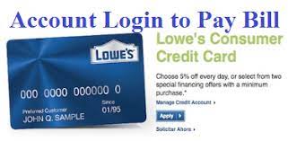 Than choose you card type and enter your user id. Pay Lowe S Credit Card Payment Online Wink24news