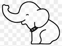 Free Free 317 Baby Elephant Outline Svg SVG PNG EPS DXF File