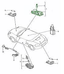 Porsche 986 Boxster Interior Light 98663205300 98663205300 Design 911