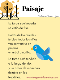 Encontrado En Bing Desde Infoimagen Fichasescolares Com En 2021 Poemas Paisajes Tejadillos