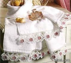حواف كروشيه تحفه على المناشف ومفارش القماش بالباترون منتدى جدايل crochet home decor crochet home crochet patterns