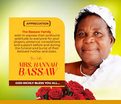 I am grateful for your kind support and donations towards my late mother's  funeral. You have really shown that we are one family. God richly bless you 
