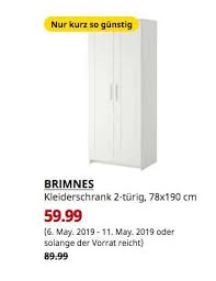 Ikea Hamburg Moorfleet Brimnes Kleiderschrank 2 Turig Weiss 78x190 Cm Brimnes Kleiderschrank Kleiderschrank 2 Turig Kleiderschrank