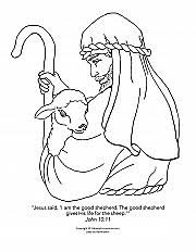 Colored by one of these 3rd world children from our mission of the good shepherd. The Good Shepherd Word Search Sermons4kids