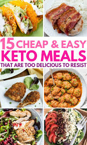 Cheap Keto Meal Plan For Easy Dinner Recipes The Whole Family Will Love These Recipes Contain Chic Keto Meal Plan Easy Ketogenic Meal Plan Keto Recipes Dinner