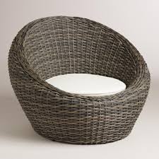 Of course, the chair provides the hidden ottoman that is so invisible when not use. All Weather Wicker Formentera Egg Outdoor Chair Pallet Furniture Outdoor Outdoor Chairs Outdoor Wicker Chairs