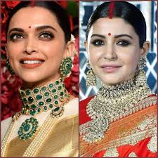 Who Is More Beautiful Deepika Padukone Or Anushka Sharma In Indian Wedding Dress Beautytipsshav Bollywood Jewelry Bridal Jewellery Indian Indian Wedding Dress