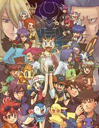 Characters Of Sinnoh Pokemon Diamond Pokemon Diamond And Pearl Pokemon Images