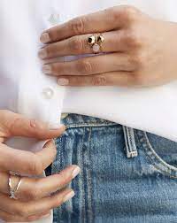 When You Can T Decide Between Gold Silver Wear Both Gold Ring Sets Gold Rings Gold Ring Stack