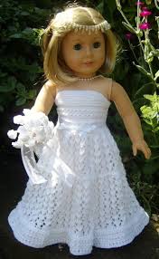 This dress, bonnet and bag is pretty and has a lovely design. Free Crochet Patterns For American Girl Dolls Clothes Shop Clothing Shoes Online