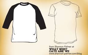 Raglan And Short Sleeve T Shirt Template Designs Black Longsleeve Reglan Shortsleeve Vector White Tshirt Shirt Template Shirts Template Design