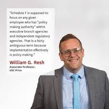 What could a second Trump presidency mean for federal agencies and civil  servants? With talk of reviving the controversial Schedule F executive  order, reshaping federal oversight, and creating a "Department of Government