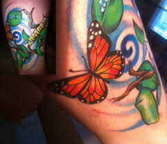 My Butterfly Life Cycle Tattoo Just When The Caterpillar Though The World Was Over It Became A Beautiful Butterfly Butterfly Life Cycle Tattoos Butterfly