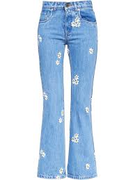 Sherri women's hi rise floral embroidery crop jeans. Shop Blue Miu Miu Floral Embroidered Jeans With Express Delivery Farfetch