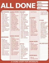 28 Best Adult Chore Chart Images Adult Chore Chart Clean