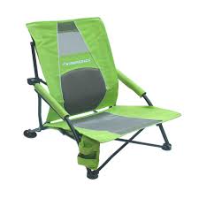 These portable lawn chairs are perfect for all kinds of outdoor activities, such as concerts, camping, backyard entertaining, and more. Low Profile Beach Chair With Lumbar Support Cup Holder Seaside Wisdom Beach Chairs
