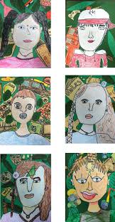 The Crayon Lab Frida And Diego Elementary Art Projects Frida And Diego Homeschool Art Lesson
