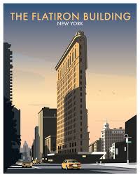 City Series By Dave Thompson Via Behance Travel Prints Travel Posters Flatiron Building