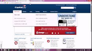 There are various credit cards. Capital One Jobs Capital One Online Banking Online Banking Capital One Bank Youtube