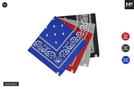 The Bandana Mock Up Graphic Design Art Stationery Mockup Design Art