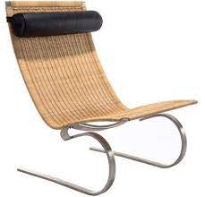 poul kjaerholm pk20 chair natural rattan leather easy chair lounge chair design mid century modern lounge chairs