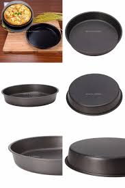 Visit To Buy Round Baking Tray Cake Mould Pie Baking Tray Oven Pan Non Stick Pizza Pansarbecue Baking Dish Pans Kitchen Baked Dishes Kitchen Baking Dish Pan