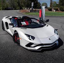 Lamborghini Aventador S Roadster Painted In Balloon White Photo Taken By Lamboboston On Instagr Sports Cars Lamborghini Best Luxury Cars Sports Cars Luxury