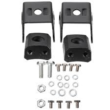 2pcs Led Work Fog Light Bar Slide Mount Bracket Light Bar Brackets Sale Banggood Com