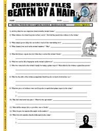 Forensic science was a science that originated from necessity. Forensic Science Worksheet Answers