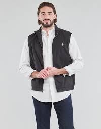 Yoox produits exclusifs de designers italiens et internationaux. Polo Ralph Lauren Blouson Sans Manche Logo Pony Player Black Fast Delivery Spartoo Europe Material Duffel Coats Men 129 00
