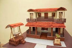 3d Model Of A Traditional Maharashtrian House Vada Doll House Crafts Indian Decor Diy Bird Houses
