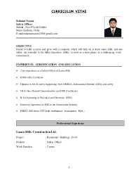 Image Result For Safety Officer Resume Best Resume Format Job Resume Format Job Resume