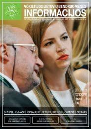VLB „INFORMACIJOS“, 2018 M. RUGSĖJIS, NR. 7/573