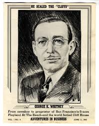1943 GEORGE K. WHITNEY SR~SAN FRANCISCO PLAYLAND,CLIFF HOUSE,SUTRO BATHS  TRIBUTE