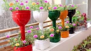 There's a tulip for every setting, from small species tulips in naturalized woodland areas to larger tulips that fit formal garden plantings from beds to borders. Recycle Plastic Bottles Into Colorful Flower Pots For Small Garden And Balcony Youtube