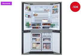 Refrigerateur 4 Portes Sharp Sj Ex820fsl 650 L Refrigerateur Americain Auchan Ventes Pas Cher Com Refrigerateur 4 Portes Refrigerateur Americain Refrigerateur