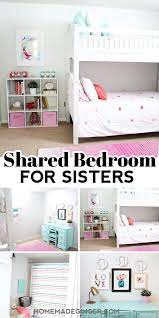 A personal area for every child is essential to preserve the peace in a shared room by two children. Shared Bedroom Ideas For Sisters Homemade Ginger