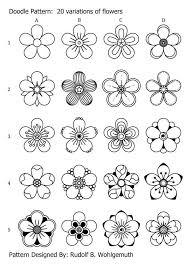 Zentangle Patterns Step By Step Easy Zentangle Patterns Flower Pattern Drawing Doodle Art Flowers Flower Doodles