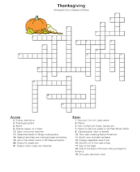 Whether the skill level is as a beginner or something more advanced, they're an ideal way to pass the time when you have nothing else to do like waiting in an airport, sitting in your car or as a means to. Thanksgiving Crossword Puzzle Best Coloring Pages For Kids