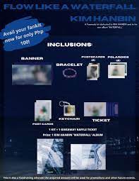 Sealed on hand ktown4u release other inclusions (inside the album): B I Identity Philippines On Twitter Flow Like A Waterfall Kim Hanbin A Fanmade Kit Dedicated To Kim Hanbin And To His New Album Waterfall Avail Your Fankit Here