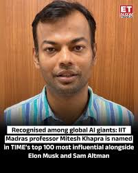 TVM Alumnus Mr. Ganesh Ramakrishnan Recognized as Global Leader in AI