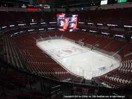 honda center view from terrace level 405 vivid seats