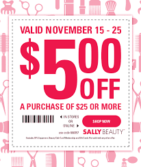 5 Off 25 At Sally Beauty Supply Or Online Via Promo Code 888357 Sally Beauty Supply Shopping Coupons Coupon Apps
