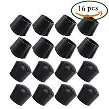 Anpatio 16pcs Chair Leg Caps Rubber Leg Tips Stools Table Foot Cover 7 8 Inch Black Antislip Prevent Scratches Round Chair Legs Cool Things To Buy Chair Tips