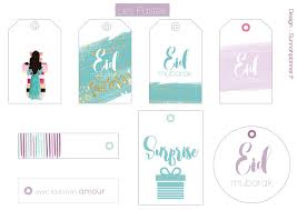Kit D Etiquettes Cadeaux Pour L Eid Mouslima Avenue Magazine Coloriage Minnie Cartes Aid Carte Eid Mubarak