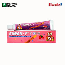 Jual Pasta Gigi Anak Siwak F Junior Strawberry 50 Gr Halal Kota Surabaya Miswak Utama Tokopedia