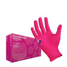 Sempermed Starmed Rose Powder Free Pink Nitrile Exam Gloves With Aloe And Vitamin E Medical Glove Nitrile Gloves Gloves