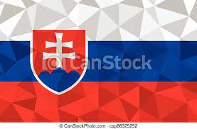 The flag of slovakia has its origins in 1848, when under a panslavism thought, the slovaks adopted the russia flag. Low Poly Slovakia Flag Vector Illustration Triangular Slovak Flag Graphic Slovakia Country Flag Is A Symbol Of Independence Canstock