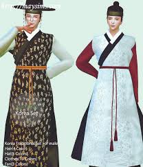 › the rags to riches challenge › aspiration mods for the sims 4 Korean Traditional Set For Males Hair Hat Outfit Fan At May Sims Sims 4 Updates